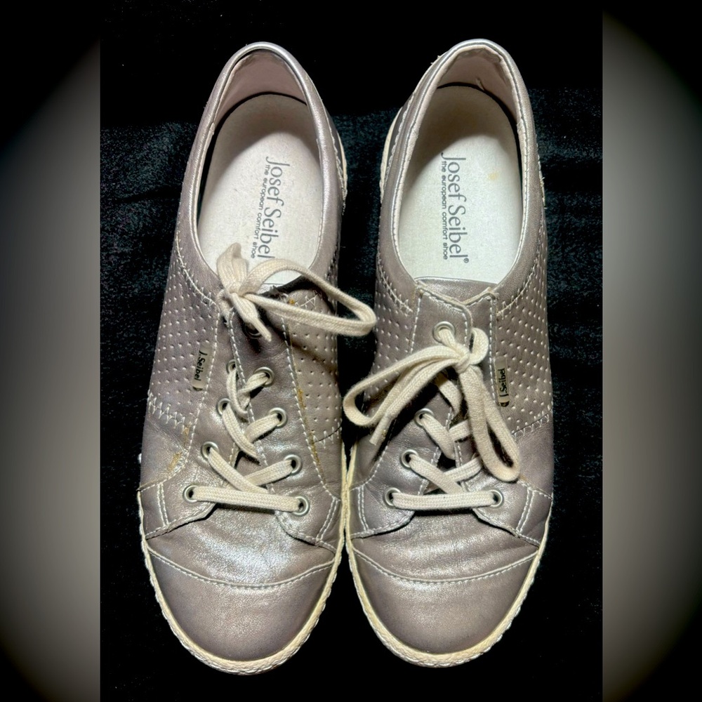 Josef Seibel caspian Metallic Sneakers (anthracite)